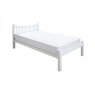 Jordan White hardwood Bed Frame