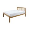 Sandra Beech Finish Hardwood Low Foot End Bed Frame