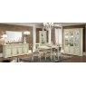 Camel Group Treviso White Ash 3 Door Vitrine 'alta' With Glass Shelves