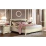 Camel Group Camel Group Treviso White Ash Bed Capitonne With Ring