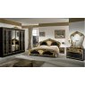 Dima Mobili Dima Mobili Lara Black and Gold Bedroom