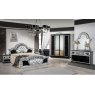 Dima Mobili Dima Mobili Marwa Black and Silver Bedroom