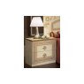 Camel Group Camel Group Aida Ivory and Gold Bedside Table