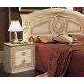 Camel Group Camel Group Aida Ivory and Gold Bedside Table