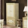 Camel Group Camel Group Aida Ivory and Gold 2 Door Wardrobe With 2 Drawers