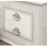 Camel Group Camel Group Aida White and Silver Bedside Table