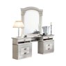 Camel Group Aida White and Silver Vanity Dresser Camel Group Aida White and Silver Vanity Dresser