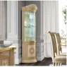 Camel Group Camel Group Aida Ivory and Gold Corner Cabinet With 1 LED Light