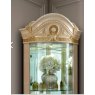 Camel Group Camel Group Aida Ivory and Gold Corner Cabinet With 1 LED Light