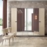 Camel Group Camel Group Ambra Sand Birch Finish Mirror Wardrobe