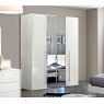 Camel Group Camel Group Dama Bianca White High Gloss 4 Door Wardrobe