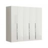 Camel Group Camel Group Dama Bianca White High Gloss 5 Door Wardrobe