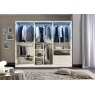 Camel Group Camel Group Dama Bianca White High Gloss 6 Door Wardrobe