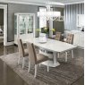 Camel Group Camel Group Dama Bianca White High Gloss Extending Dining Set