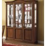 Camel Group Camel Group Nostalgia Walnut 3 Door Curved Vitrine With 3 Lights