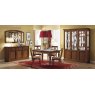 Camel Group Camel Group Nostalgia Walnut 3 Door Curved Vitrine With 3 Lights