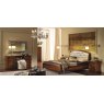 Camel Group Camel Group Nostalgia Walnut Curvo Legno Capitonne Bed Frame With Ring