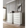 Camel Group Camel Group Onda White High Gloss 5 Drawer Chest