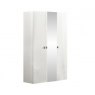 Camel Group Camel Group Onda White High Gloss 3 Door Mirror Wardrobe