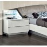 Camel Group Camel Group Onda White High Gloss 2 Drawer Night Table