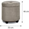 Camel Group Camel Group Platinum Round Pouf