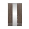 Camel Group Platinum Silver Birch 3 Door Mirror Wardrobe