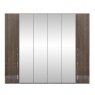 Camel Group Camel Group Platinum Silver Birch 6 Door Mirror Wardrobe