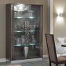 Camel Group Platinum Silver Birch Glamour 2 Door Display Cabinet