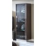 Camel Group Camel Group Platinum Silver Birch Slim 1 Door Display Cabinet