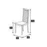 Camel Group Camel Group Roma White Finish Rombi Dining Chair