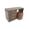 Camel Group Camel Group Platinum Silver Birch Finish Small Dressing Table/Desk