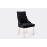 Dream Home Furnishings Majestic Black Velvet Dining Chair