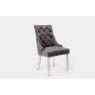 Majestic Dark Grey Velvet Dining Chair